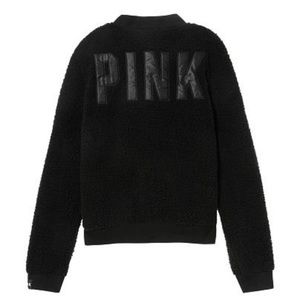 PINK Sherpa Bomber Jacket